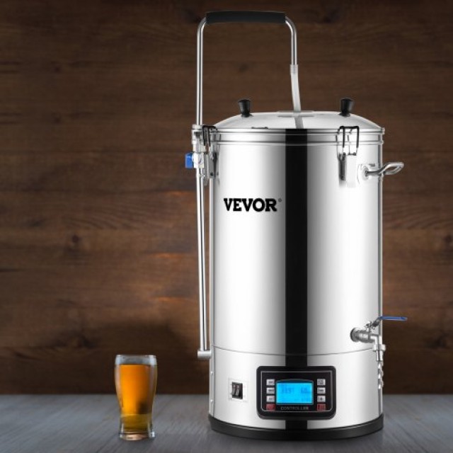 Σύστημα Ζυθοποίησης VEVOR 8L, 220V, με Αυτόματο/Χειροκίνητο Πίνακα ...