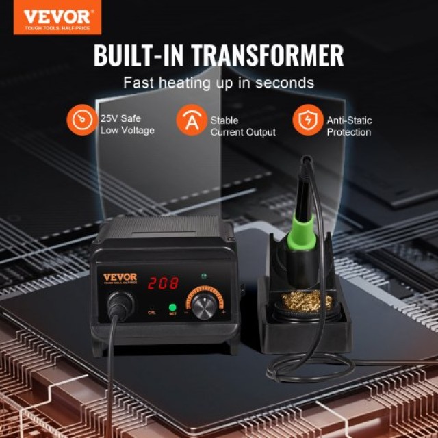 VEVOR  Σταθμός Κολλητηριού 75W LCD 50°C-500°C  LTZDYX75WWHJ3I4MSV2