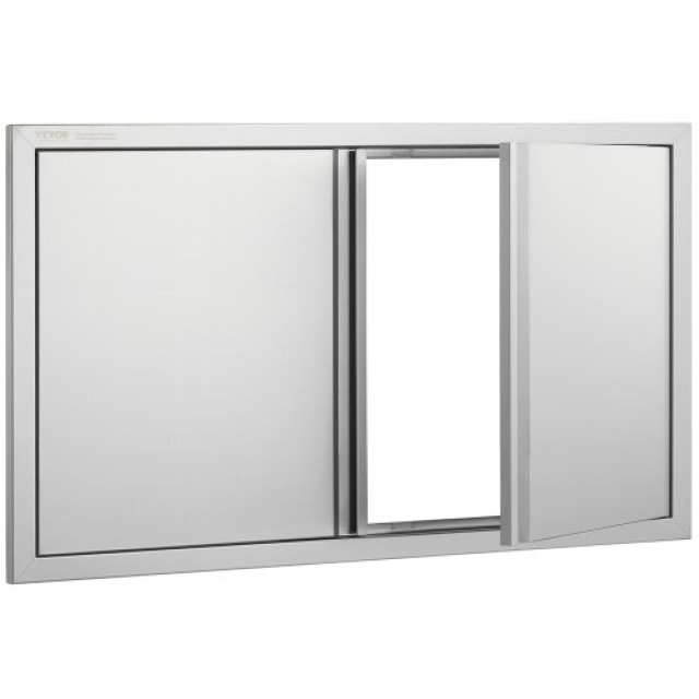 Πόρτα BBQ VEVOR 914x534mm Ανοξείδωτη Διπλή για Εξωτερική Κουζίνα  S...