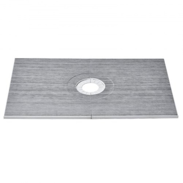 Σετ Ντουζιέρας VEVOR, 1219x1828mm με Κεντρική Αποχέτευση 160mm, Ελαφρύ EPS, 2 Αδιάβροχα Υφάσματα  LYAZDB4872YCFXDWCV0