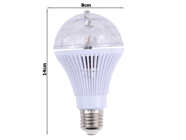 LED Λάμπα Ντίσκο με Περιστρεφόμενη Κεφαλή - 3W 5907451336687 Verk Group