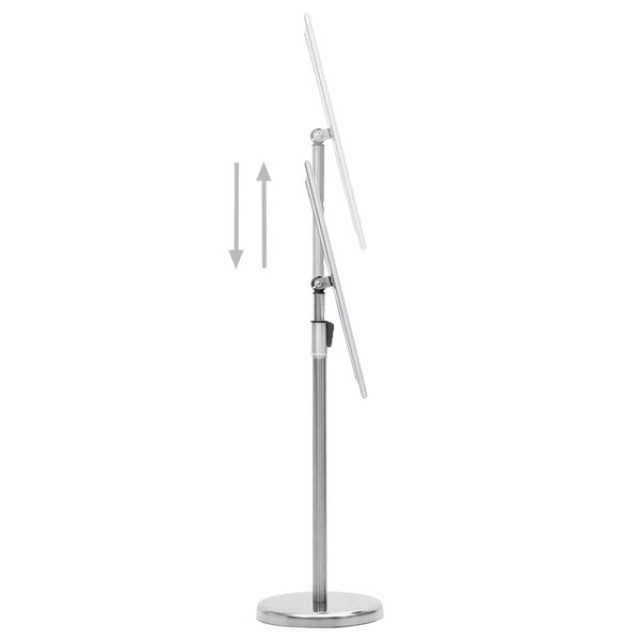 vidaXL Σταντ για Αφίσες Α4 Επιδαπέδιο Ασημί από Κράμα Αλουμινίου 51209