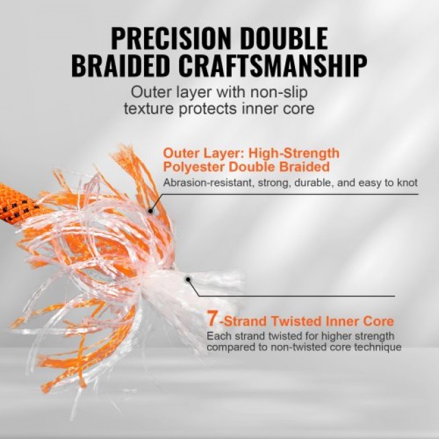 Σχοινί Αναρρίχησης Δέντρων VEVOR 1/2 x 120 HCCLSDL12INCMEGKYV0 Σχοινί Αναρρίχησης Δέντρων VEVOR 1/2 x 120 HCCLSDL12INCMEGKYV0