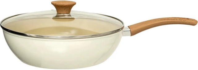 5Five Simply Smart Bratpfanne aus geschmiedetem Aluminium, beige, 28 cm Harmony 204608