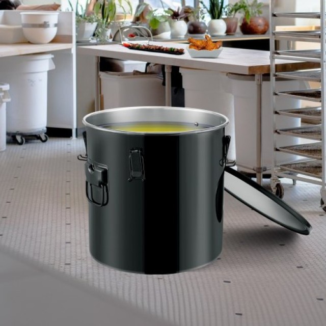 Κάδος Λαδιού VEVOR 10 Gal, Ανοξείδωτος με Φίλτρο και Καπάκι  WHLYZTBXG10J0JFETV0