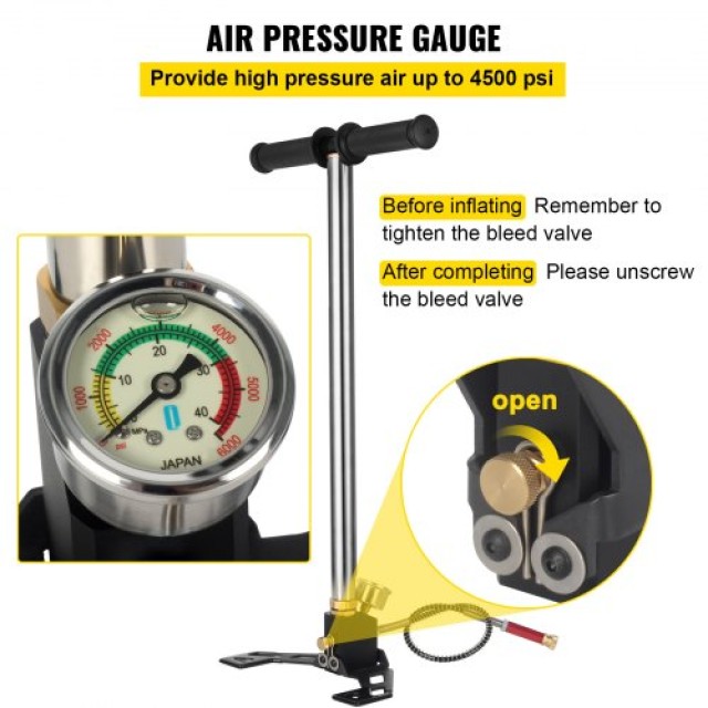 VEVOR Αντλία Υψηλής Πίεσης 4500 PSI για PCP και Κυνήγι  QQCQB000000000001V0