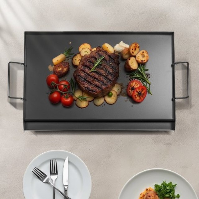 VEVOR Επίπεδη Σχάρα 24x16 Carbon Steel BBQ SCJPTG2516INF3XQ4V0