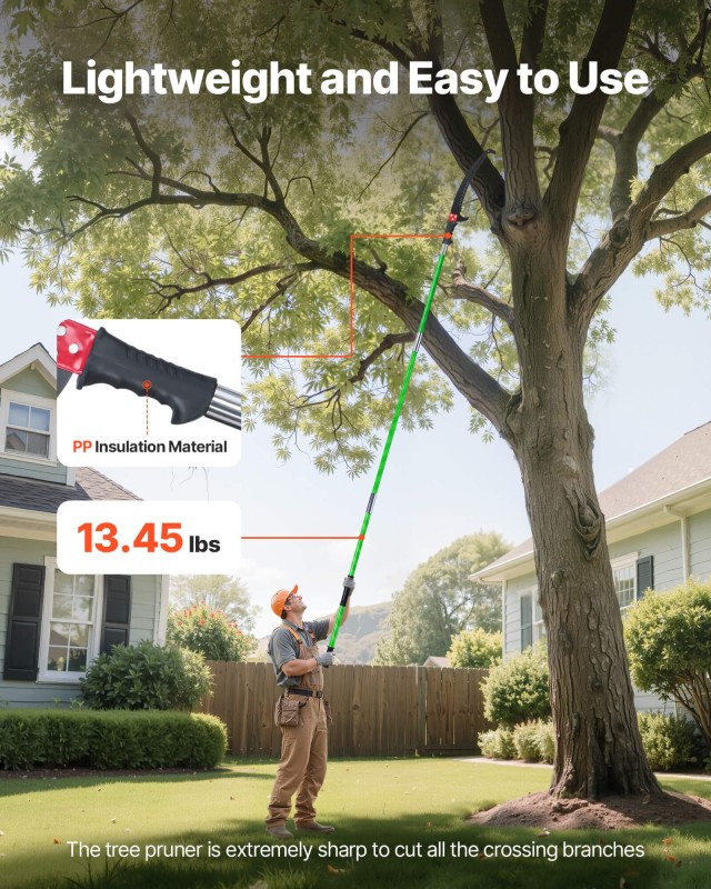 VEVOR Κονταροπρίονο Χειρός Επεκτάσιμο 118-809.3 εκ με Λεπίδα Ατσάλι...