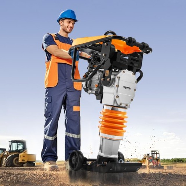 VEVOR Συμπιεστής Δόνησης 6.5 HP 196 cc με Καύσιμο CJHDDH65HPOZQM1Q7V0