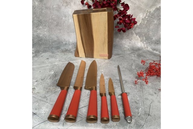 Edenberg Σύγχρονο Σετ Μαχαιριών με Βάση 7 Τεμαχίων EB-11029 Edenberg Σύγχρονο Σετ Μαχαιριών με Βάση 7 Τεμαχίων EB-11029