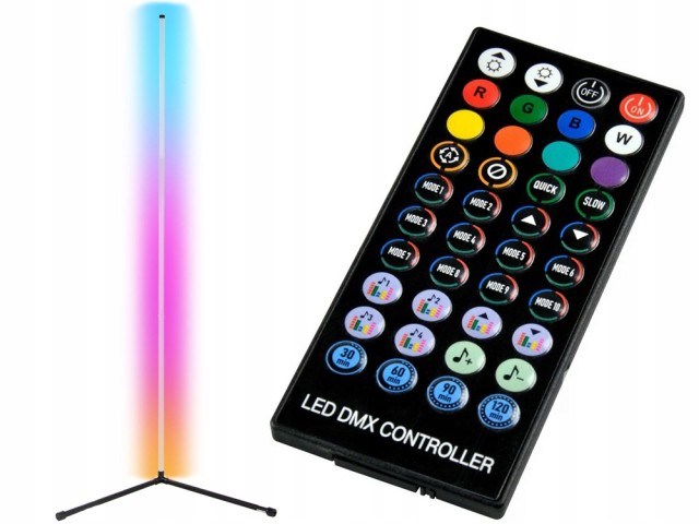 Verk group Γωνιακή RGB LED Λάμπα Νυχτερινού Σταντ για το Υπνοδωμάτι...