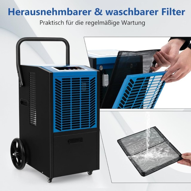 Costway 66 L Αφυγραντήρας με Χρονοδιακόπτη 24 ωρών & Αυτόματη Απόψυ... Costway 66 L Αφυγραντήρας με Χρονοδιακόπτη 24 ωρών & Αυτόματη Απόψυ...