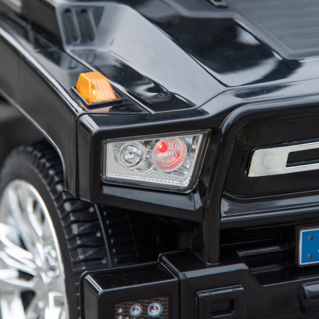 HOMCOM Off-Road Toy Car for Kids Ride-on, Lights and Music, Et? 18-36 μηνών - Μαύρο 370-196BK
