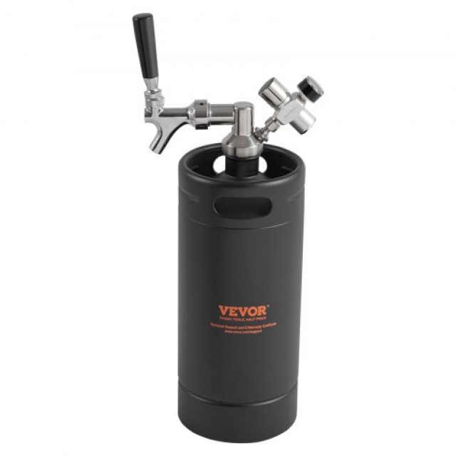 VEVOR Μίνι Μπιραρία Υπό Πίεση 128oz 4L Μαύρο MNPJTHSY128OZBCJQV0