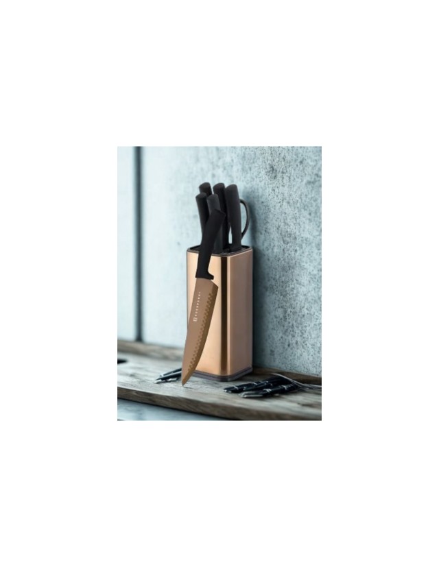 Edenberg Σετ 7 Μαχαιριών Με Βάση και Ψαλίδι από Ανοξείδωτο Ατσάλι... Edenberg Σετ 7 Μαχαιριών Με Βάση και Ψαλίδι από Ανοξείδωτο Ατσάλι...