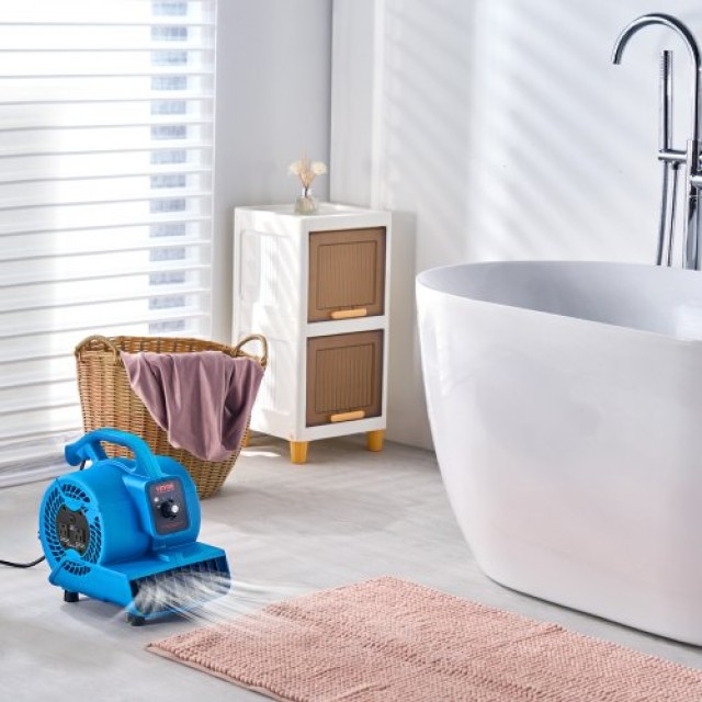 VEVOR  Φυσητήρας Δαπέδου 1360 RPM 600 CFM με 4 Γωνίες Φυσήματος και 3 Ταχύτητες FXZXDMGFJ130AAPPHV2