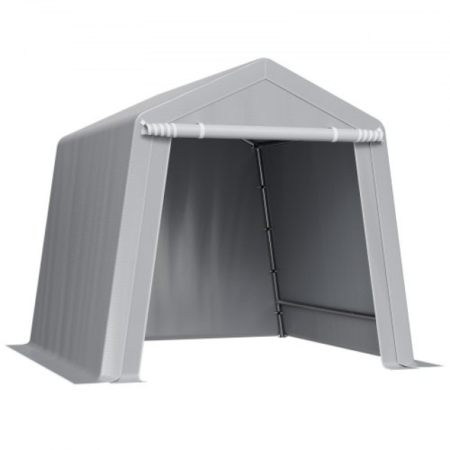 VEVOR Υπαίθριο Στέγαστρο Αποθήκευσης 8x8 ft Αδιάβροχο Στέγαστρο Οχή...