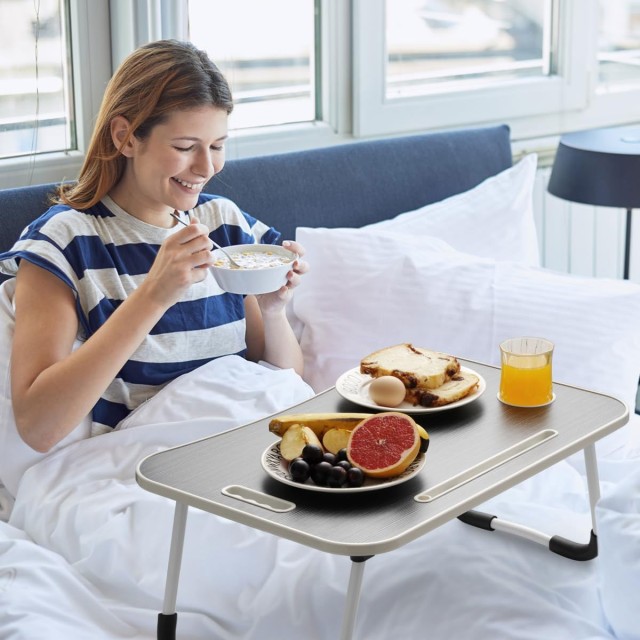 BAKAJI Πτυσσόμενο τραπέζι κρεβατιού καναπέ για φορητό υπολογιστή, ... BAKAJI Πτυσσόμενο τραπέζι κρεβατιού καναπέ για φορητό υπολογιστή, ...