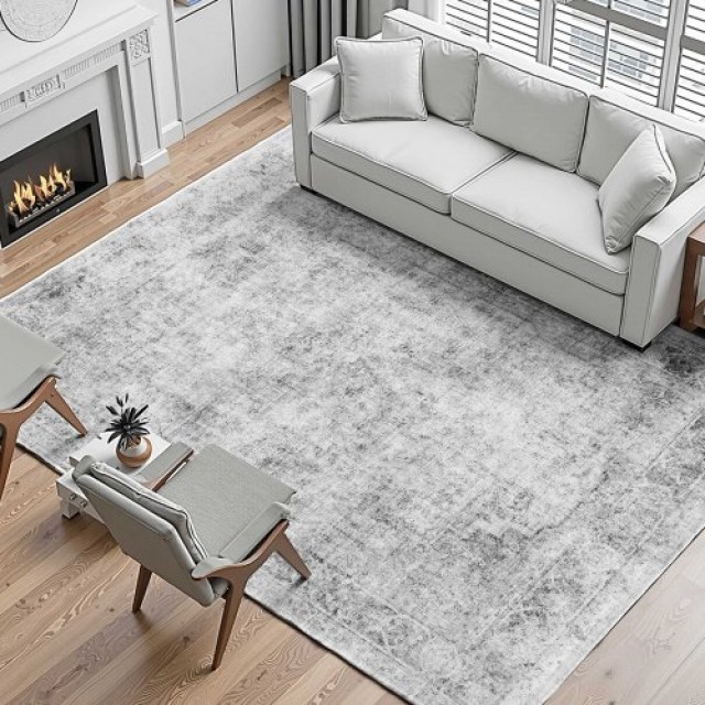 VEVOR Μεγάλο Μποέμ Χαλί 9x12ft Αντιολισθητικό Ανθεκτικό στη Φθορά Γ...