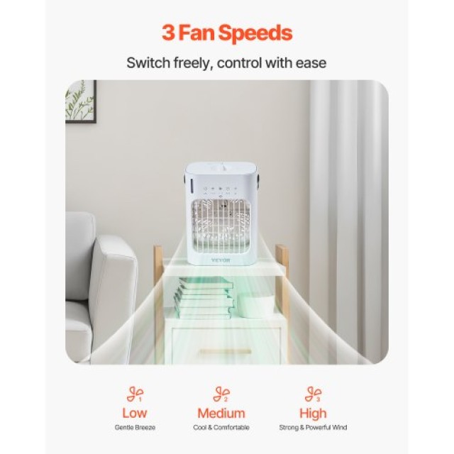 VEVOR Φορητό Κλιματιστικό 4-σε-1 Εξατμιστικό Ψυγείο Αέρα με Δοχείο ... VEVOR Φορητό Κλιματιστικό 4-σε-1 Εξατμιστικό Ψυγείο Αέρα με Δοχείο ...