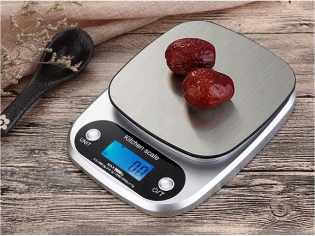 Verk Group Ηλεκτρονική Ζυγαριά Κουζίνας LCD Ακριβείας μέχρι 3kg 0,1...