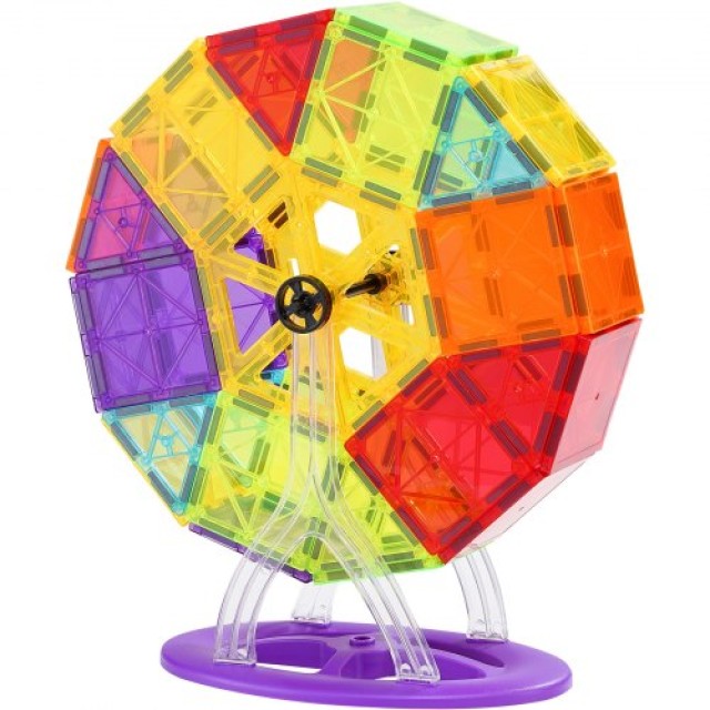 VEVOR  Μαγνητικά Πλακίδια 121 Τεμ. 3D Σετ για Παιδιά JZKCLPJMTZDSYFDEWV0