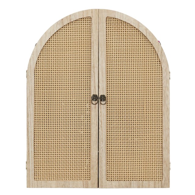 Καθρέφτης Τοίχου με Παντζούρια 40 x 50 x 1,5cm - Φυσικό Ξύλο HD0448...