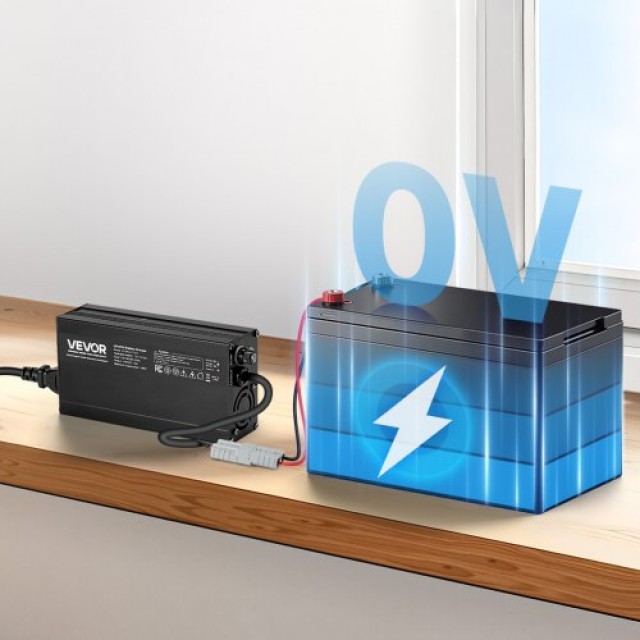 VEVOR Φορτιστής Μπαταρίας Λιθίου 12V 10A LiFePO4 για RV FCCDQ12V10A...