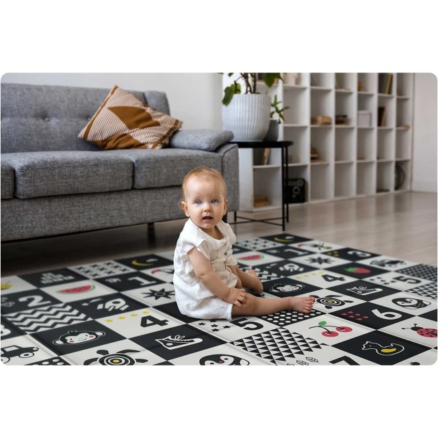 Χαλάκι Δραστηριοτήτων Διπλής Όψεως 200 x 180cm Πάχους 10mm Ocean-Αριθμοί 734007 Nukido