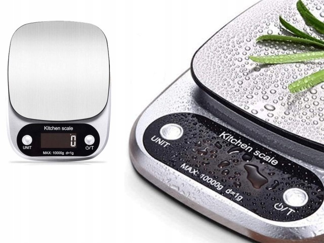 Verk Group Ηλεκτρονική Ζυγαριά Κουζίνας LCD Ακριβείας μέχρι 3kg 0,1...