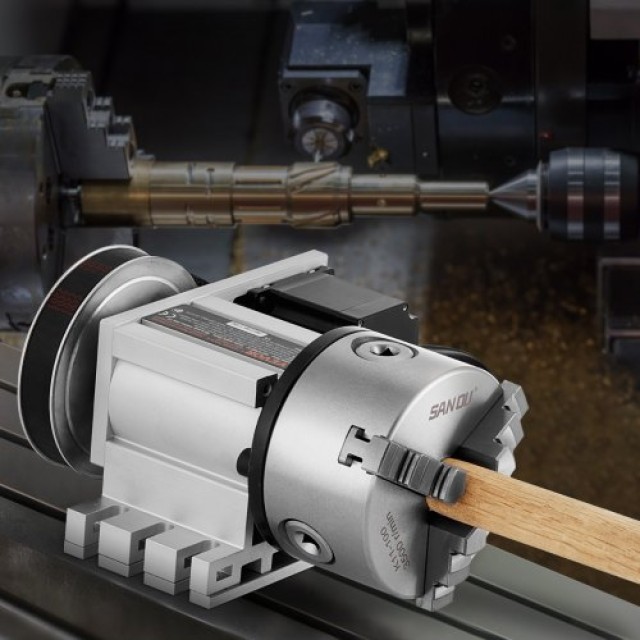 Κεφαλή Διαίρεσης VEVOR με Τσοκ 3 Σιαγόνων για CNC Φρέζα  SKFDT3ZKP6...