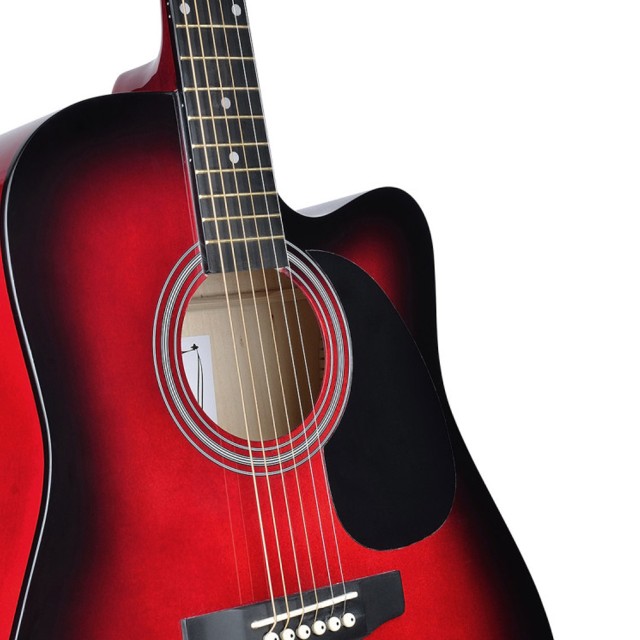 BAKAJI Ηλεκτροακουστική Κιθάρα Slim 41 Redburst με Σετ Χορδών, Πένν... BAKAJI Ηλεκτροακουστική Κιθάρα Slim 41 Redburst με Σετ Χορδών, Πένν...