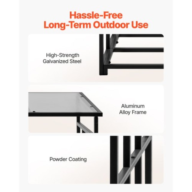 VEVOR Μεταλλικό Ράφι Αποθήκευσης Ξύλων με Κεκλιμένη Στέγη, Μέγιστη... VEVOR Μεταλλικό Ράφι Αποθήκευσης Ξύλων με Κεκλιμένη Στέγη, Μέγιστη...