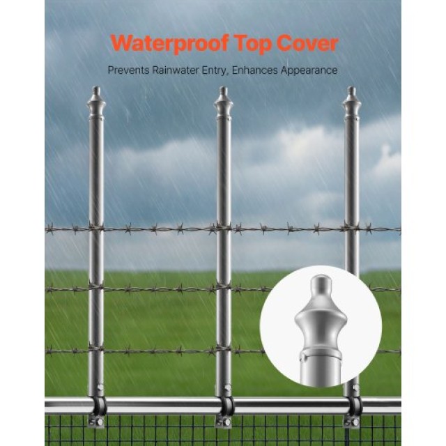 VEVOR Σετ 18 Προεκτάσεων 69,5 εκ για Πάνελ Συρματόπλεγμα με U Σφιγκ...