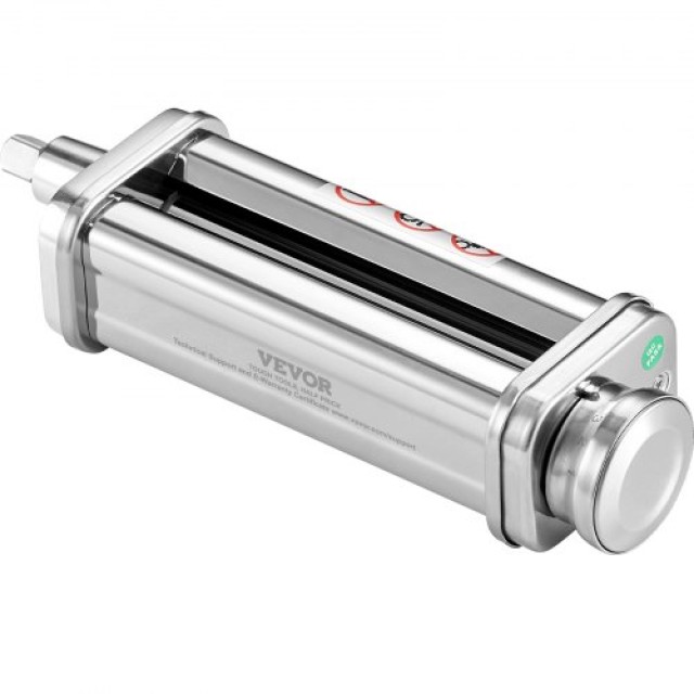 VEVOR Εξάρτημα Ζυμαρικών για KitchenAid, Ρολό Ζύμης από Ανοξείδωτο Ατσάλι, 8 Ρυθμίσεις Πάχους  YDLMGL1JT00046BE1V0