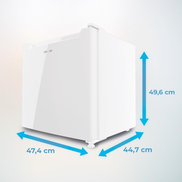 CECOTEC  Μίνι Ψυγείο Bolero CoolMarket TT 31 Dual White E, Μετατρέψιμο σε Καταψύκτη, 31 Λίτρα, Λευκή Πόρτα, Έλεγχος Θερμοκρασίας, Διαστάσεις 49.6x47.4 εκ.  CEC-01973