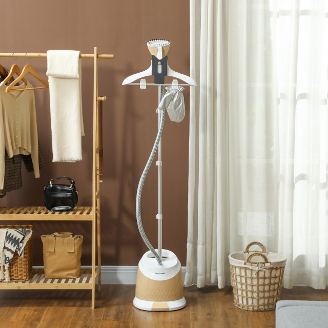 HOMCOM  Κάθετο Σίδερο Ατμού 1800W με Δοχείο 1.8L, Ρυθμιζόμενο Ύψος ...