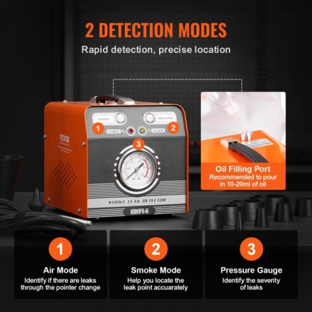 VEVOR Ανιχνευτής Διαρροών Καπνού Αυτοκινήτου EVAP  YWCLYWSDQBWLNAY99V9