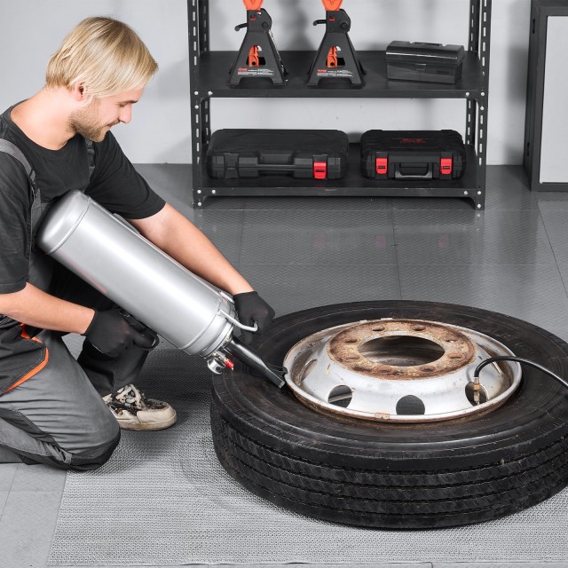 VEVOR Φορητός Εμπιστευτής Ελαστικών 10L, Φουσκωτήρας έως 145 PSI γι...