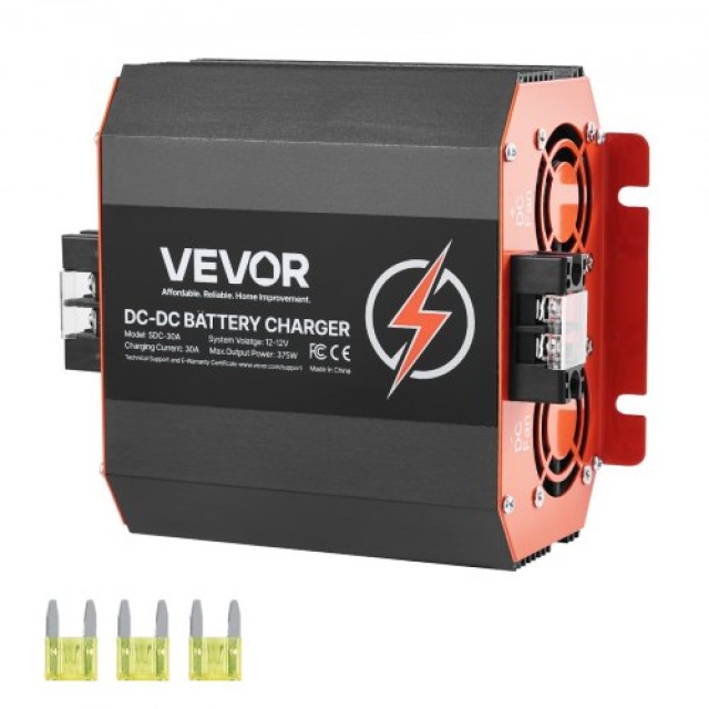 VEVOR Φορτιστής Μπαταρίας 12V 30A 375W για Μολύβδου-Οξέος Λιθίου AG...