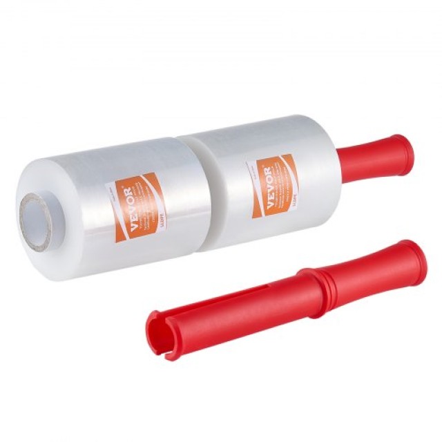 VEVOR Διάφανη Μεμβράνη Συσκευασίας 5x1000, 2τμχ, 80 Gauge με Λαβές  LSM5INCH1000JMPY8V0