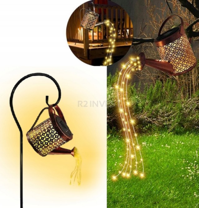Ηλιακή Λάμπα Ποτιστήρι LED με Εφέ Καταρράκτη – 80 cm 5908222241469 SPM