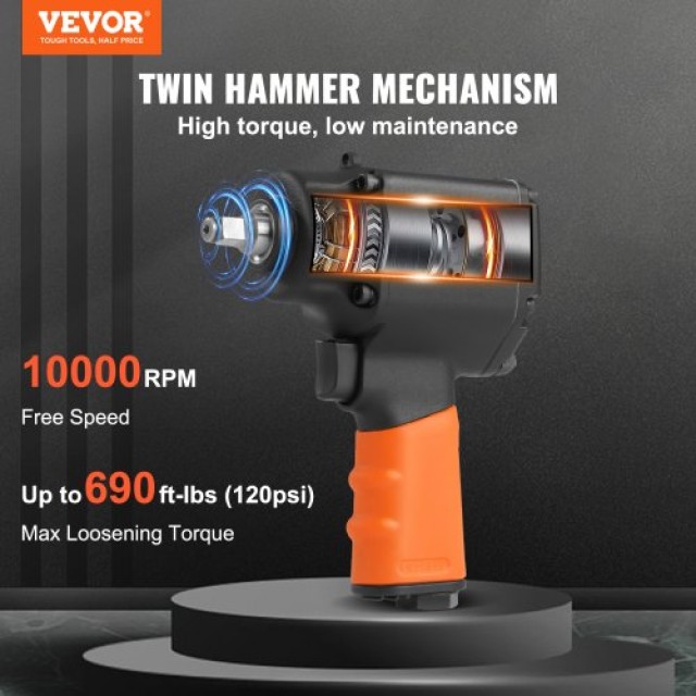 VEVOR Αερόκλειδο 3/8 690ft-lbs 90-120PSI  KQCJBSJSQ550N4DZDV0