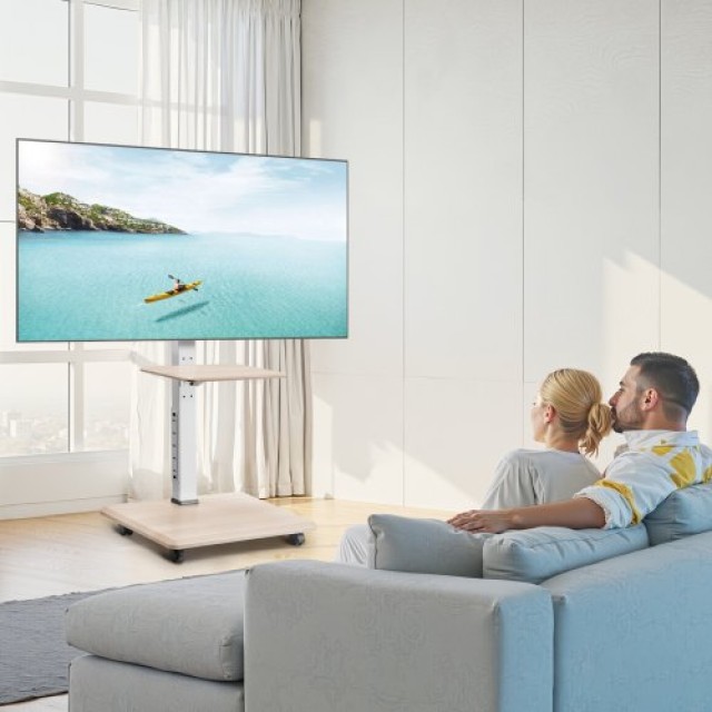VEVOR Κινητό Τρόλεϊ Τηλεόρασης για Οθόνες 32-70 ιντσών έως 40 κιλά TYSDLDDSJZJD4JJJC001V2