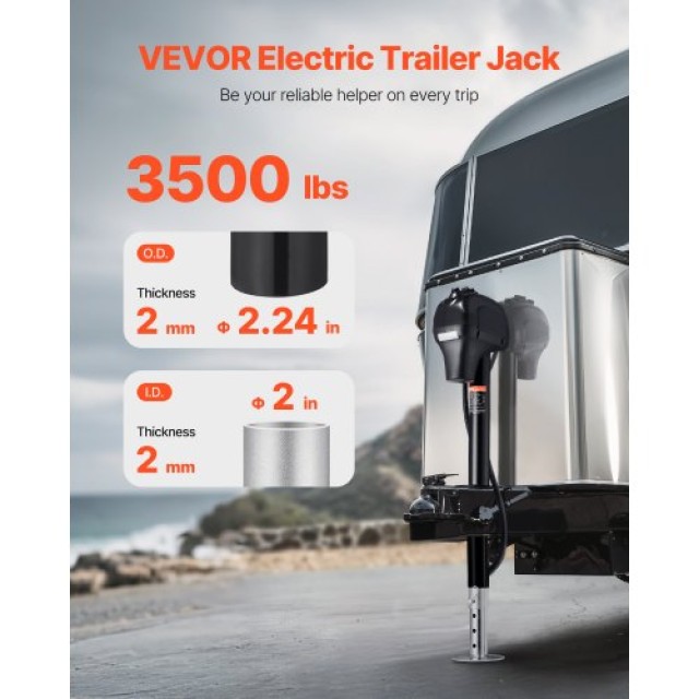 VEVOR Ηλεκτρικός Γρύλος Ρυμουλκούμενου 3500 lbs για Τροχόσπιτο & Καμπέρ DDTCQJDDDKCG9JIPZV9