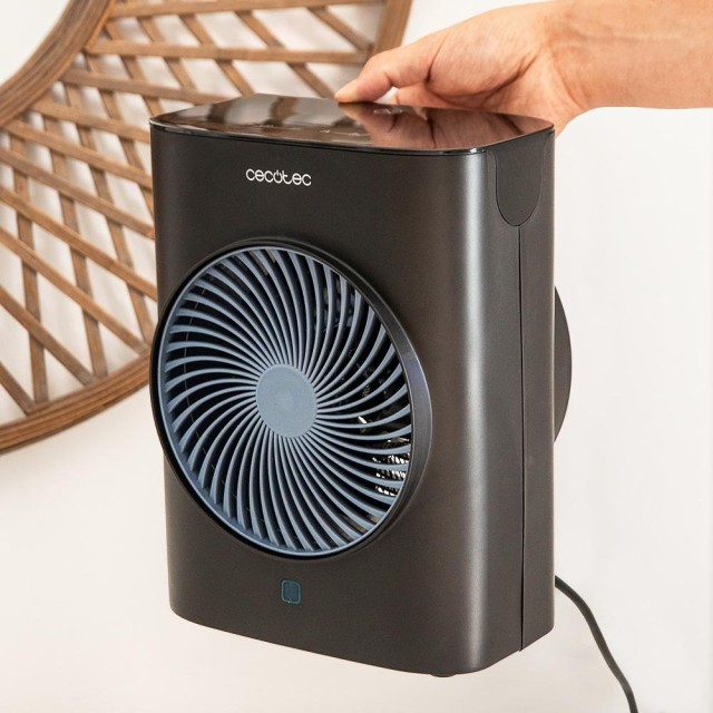 CECOTEC  Θερμοανεμιστήρας ReadyWarm 2070 Max Force Smart Μαύρο, 2000W, 2 Επίπεδα Ισχύος, 3 Λειτουργίες, LED Οθόνη & Τηλεχειριστήριο  CEC-08257