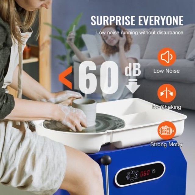 Κεραμικός Τροχός VEVOR 11 με Πεντάλ 450W & Εργαλεία  XSLPJSDJTLS454...