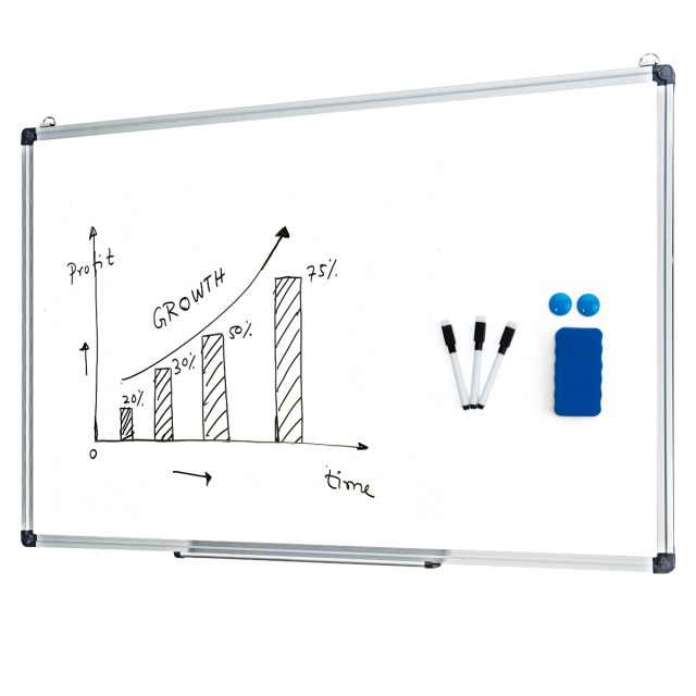 Costway Πολυλειτουργικός Μαγνητικός Πίνακας Whiteboard ST39496