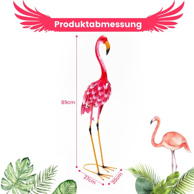 Costway Σετ Διακοσμητικών Κήπου 2 Τεμαχίων σε Σχήμα Φλαμίνγκο GT4119 Costway Σετ Διακοσμητικών Κήπου 2 Τεμαχίων σε Σχήμα Φλαμίνγκο GT4119