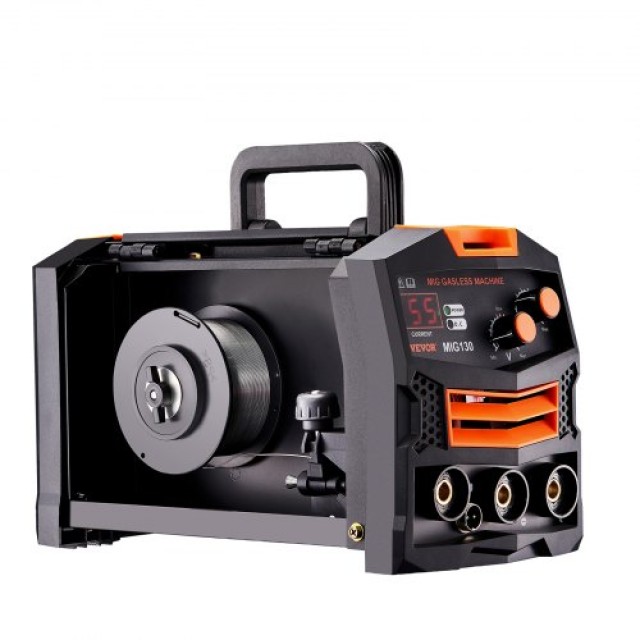 VEVOR Συγκολλητής MIG 130Amp Χωρίς Αέριο με IGBT Inverter MIGYXHJ1H...